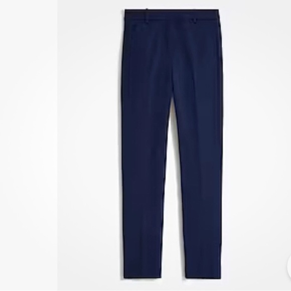 J. Crew Blue Ankle Cropped Pants NWT Size 6 - Picture 2 of 6